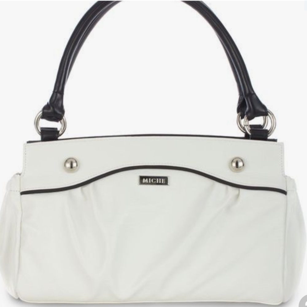 MICHE 3 Classic White, Black & Brown Bag Shells
